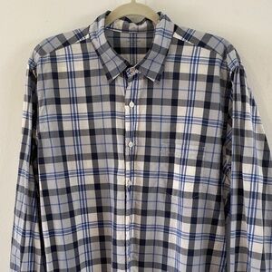 JCrew Factory Light Weight Men’s Large Button Down Shirt 100% Cotton, Shipping